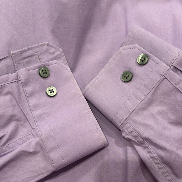 Modern fit 1MX shirt with full front buttons and long sleeves with button cuffs - Picture 6 of 6